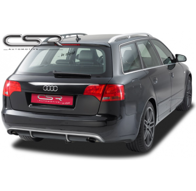 AÑADIDO PARAGOLPES TRASERO FIBRA VIDRIO Audi A4 B7 AÑO 2004-2008  Avant