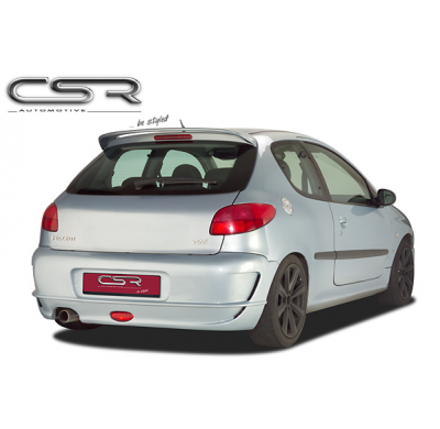 PARAGOLPES TRASERO FIBERFLEX Peugeot  206 AÑO Desde 1998  Hatchback