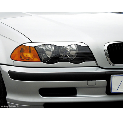 PESTAÑAS FAROS DELANTEROS ABS BMW 3er E46 Limousine / Touring  AÑO  bis 2001