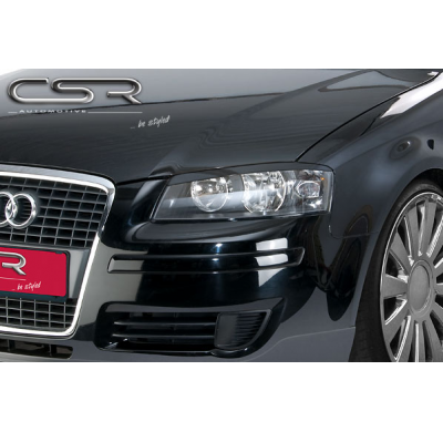 PESTAÑAS FAROS DELANTEROS ABS Audi  A3 8P Hatchback/Cabrio 3-puertas AÑO  Desde 2005