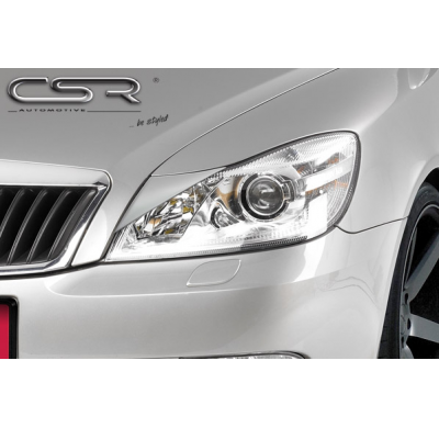 PESTAÑAS FAROS DELANTEROS ABS Skoda Octavia 2 Facelift Todos modelos AÑO  Desde 2009