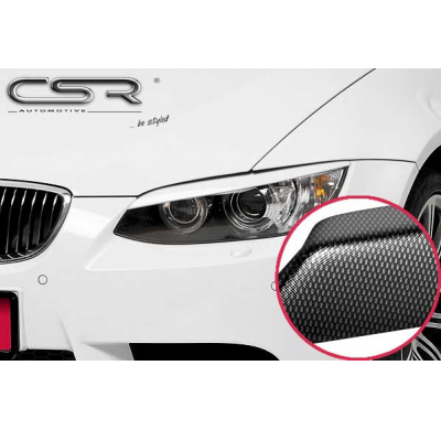 Pestañas faros carbon look BMW 3er E92/E93 SB057-C