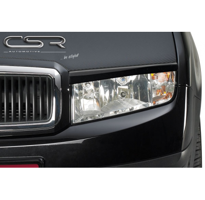 PESTAÑAS FAROS DELANTEROS ABS Skoda  Fabia 1 Todos modelos AÑO  2002-2007