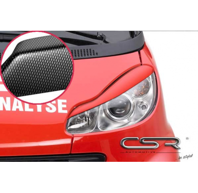 Pestañas faros carbon look Smart 451 SB111-C