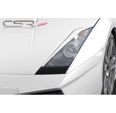 PESTAÑAS FAROS DELANTEROS ABS Lamborghini Gallardo LP500 Coupe / Spider AÑO  2003-2008