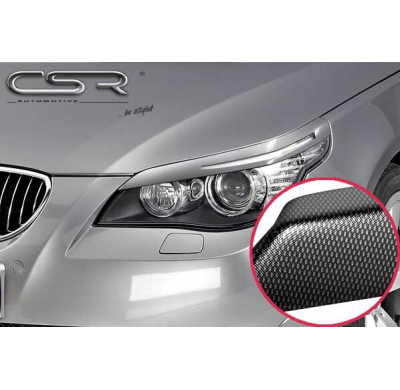 Pestañas faros carbon look BMW 5er E60 / E61 SB121-C