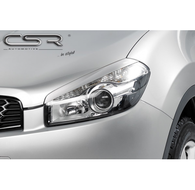 PESTAÑAS FAROS DELANTEROS ABS Nissan  Qashqai Todos modelos AÑO  2007-2010