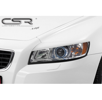 PESTAÑAS FAROS DELANTEROS ABS Volvo V50 Typ M Kombi AÑO  Desde 2004
