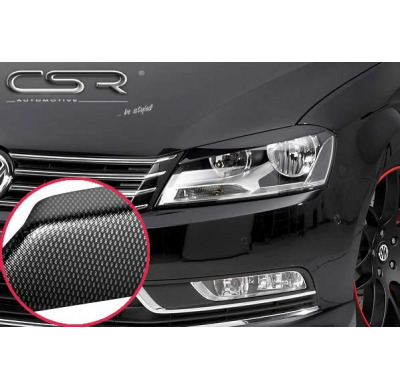 Pestañas faros carbon look VW Passat B7 SB142-C