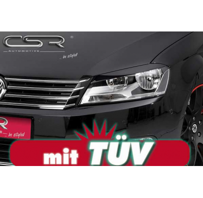 Pestañas faros carbon look VW Passat B7 SB142-C