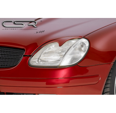 PESTAÑAS FAROS DELANTEROS ABS Mercedes Benz SLK R170 Roadster AÑO  1996-2004