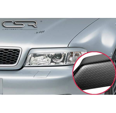 Pestañas faros carbon look Audi A4 B5 SB176-C