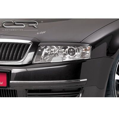 PESTAÑAS FAROS DELANTEROS ABS Skoda Superb I 3U4 Todos modelos AÑO  2001-2006