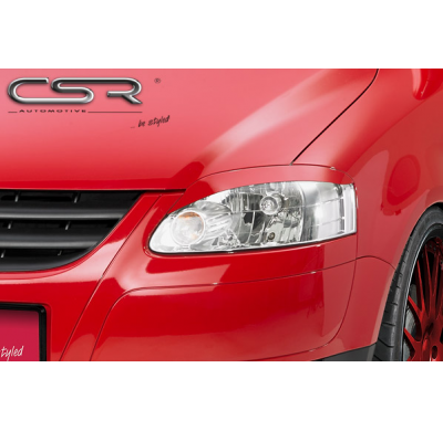 PESTAÑAS FAROS DELANTEROS ABS VW Fox Todos modelos AÑO  2005-2011