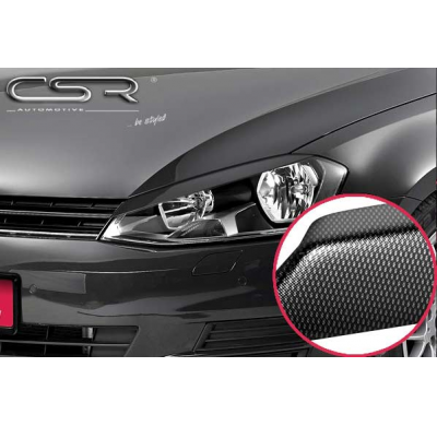 Pestañas faros carbon look VW Golf 7 SB191-C