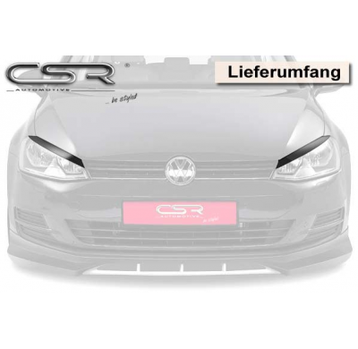 Pestañas faros carbon look VW Golf 7 SB191-C