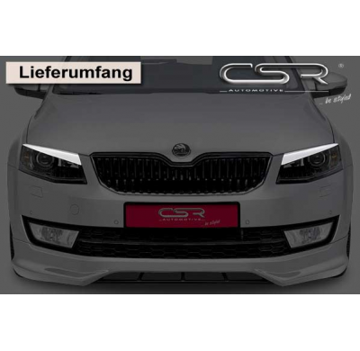 Pestañas faros carbon look Skoda Octavia 3 Typ 5E SB197-C