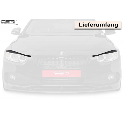 Pestañas faros carbon look BMW 4er F32, F33, F36 SB252-C