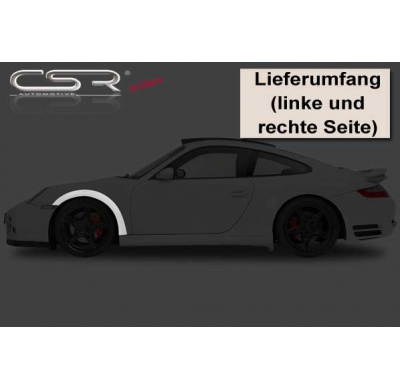 Taloneras + pasos de rueda Porsche 911/997 auf breite Karosse PS027