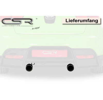 Spoiler + salida de escape Kia Rio 3. Generation PS031