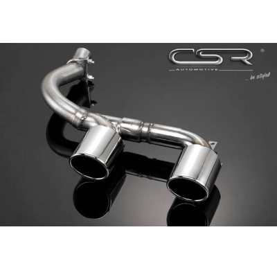 Spoiler trasero + salida de escape VW Polo 5 Typ 6R PS024