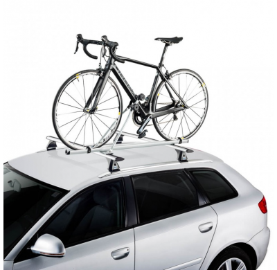 Alu Bike doble pomo c/antirrobo Portabicicletas de techo con carril de aluminio. Equipado con doble pomo antirrobo.