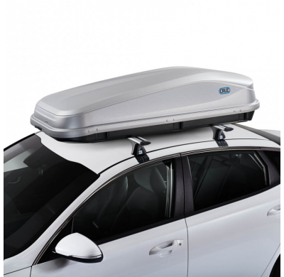 BAUL DE TECHO CRUZ Easy 430GM -gris mate- U80 Cofre de techo versátil para montaje sobre barras.