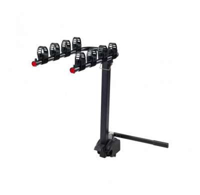 Portabicicletas bola Frame 4 bicis Portabicicletas para bola de remolque plegable y abatible