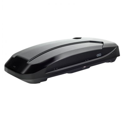 BAUL DE TECHO CRUZ Paddock elite 550N -negro brillo- Cofre de techo premium con diseño deportivo y espacio de carga optimizado.