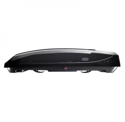 BAUL DE TECHO CRUZ Paddock elite 550N -negro brillo- Cofre de techo premium con diseño deportivo y espacio de carga optimizado.