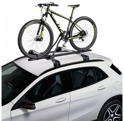 Portabicicletas Race Dark Portabicicletas de techo con diseño funcional. Acabado negro texturado.