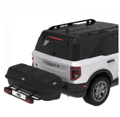 Cofre trasero CRUZ Sector 400NT -negro texturado-