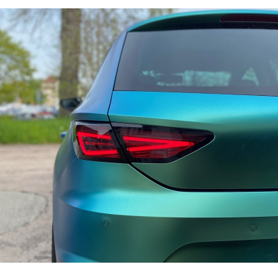 Pilotos traseros FULL LED para Seat Leon 5F 12-16 negro para pilotos originales con halógeno