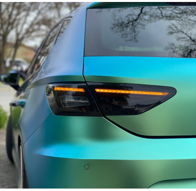 Pilotos traseros FULL LED para Seat Leon 5F 12-16 negro para pilotos originales con halógeno