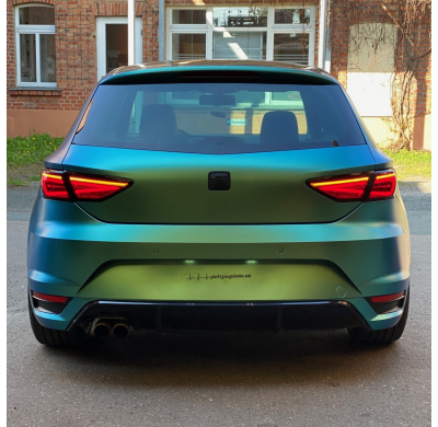 Pilotos traseros FULL LED para Seat Leon 5F 12-20 negro para pilotos originales con Led