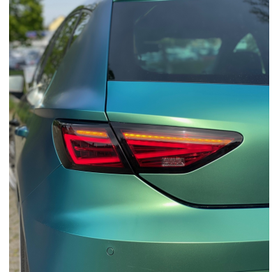 Pilotos traseros FULL LED para Seat Leon 5F 12-20 rojo ahumado para pilotos originales con Led