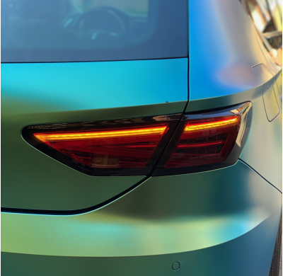 Pilotos traseros FULL LED para Seat Leon 5F 12-20 rojo ahumado para pilotos originales con Led