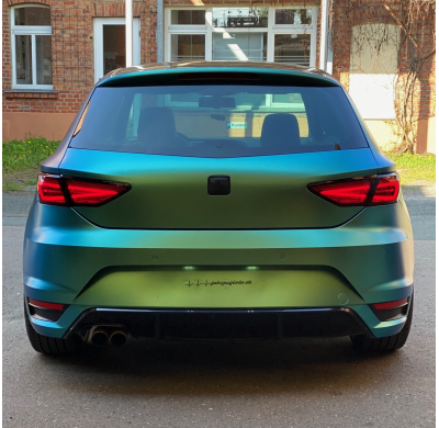 Pilotos traseros FULL LED para Seat Leon 5F 12-20 rojo ahumado para pilotos originales con Led