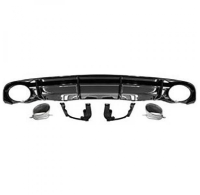 Difusor Paragolpes Trasero A6 Audi Año:  15-18        Rs-Look