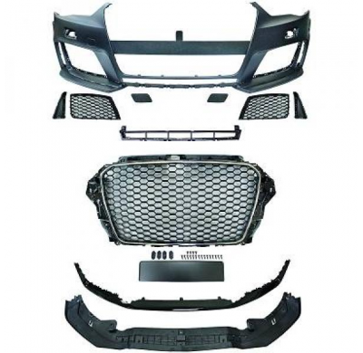 Paragolpes Deportivo Delantero A3 Audi Año:  12-16      No Valido Sedan