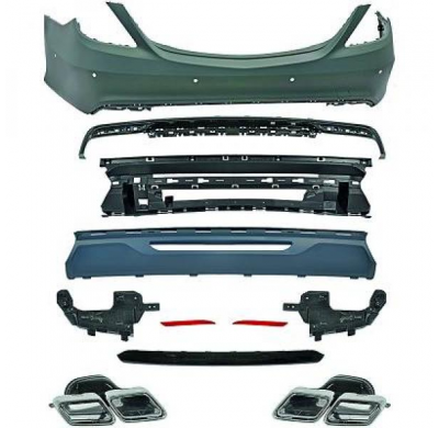 Paragolpes Trasero Deportivo W222 Mercedes Año:  13->>        Amg S65 Look