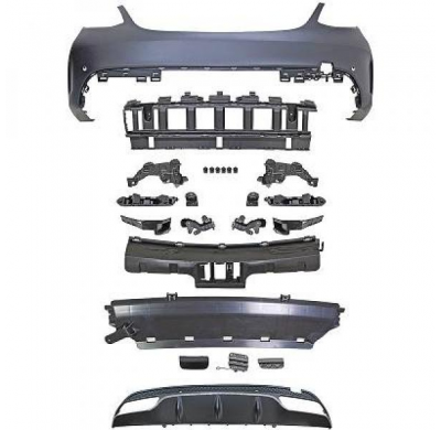 Paragolpes Trasero Deportivo W205 Mercedes Año:  14->>       Para Pdc