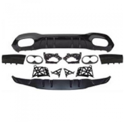 Difusor Paragolpes Trasero V177 Sedan Mercedes Año:  18->>      Sport A45 Look