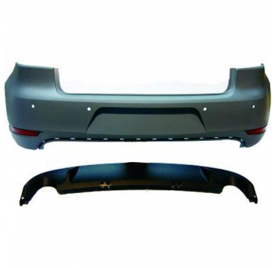 Paragolpes Deportivo Trasero Golf 6 Vw Año:  08-12      Imprimado