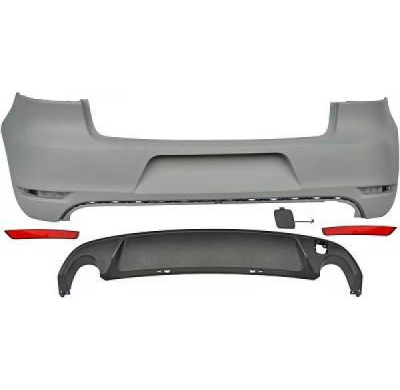 Paragolpes Deportivo Trasero Golf 6 Vw Año:  08-12      Imprimado