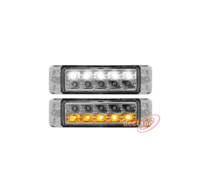 Intermitentes Con Luz De Dia Inlcuida Para Golf I+cabrio/Golf Ii Cl/Jetta/Polo 86c_Chrome Drl Optic