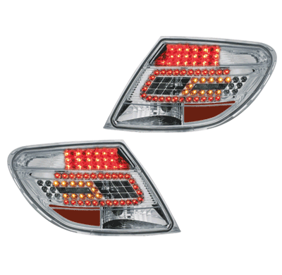Pilotos Traseros Led Mercedes Benz C W204 07  _ Crystal