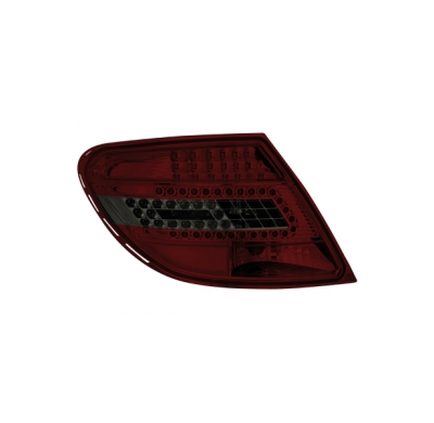 Pilotos Traseros Led Mercedes Benz C W204 07  _ Rojo/Smoke