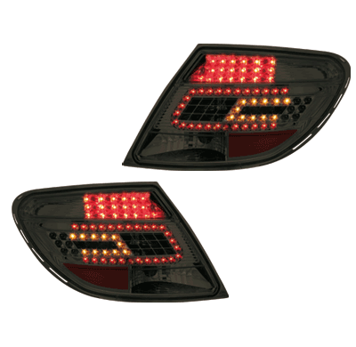 Pilotos Traseros Led Mercedes Benz C W204 07  _Smoke