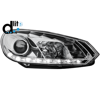 Faros Luz Diurna Vw Golf Vi 08+ _